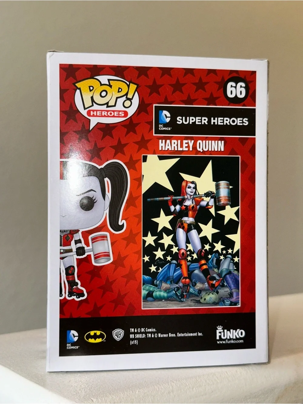 FUNKO POP! HEROES HARLEY QUINN #66 NIB VAULTED